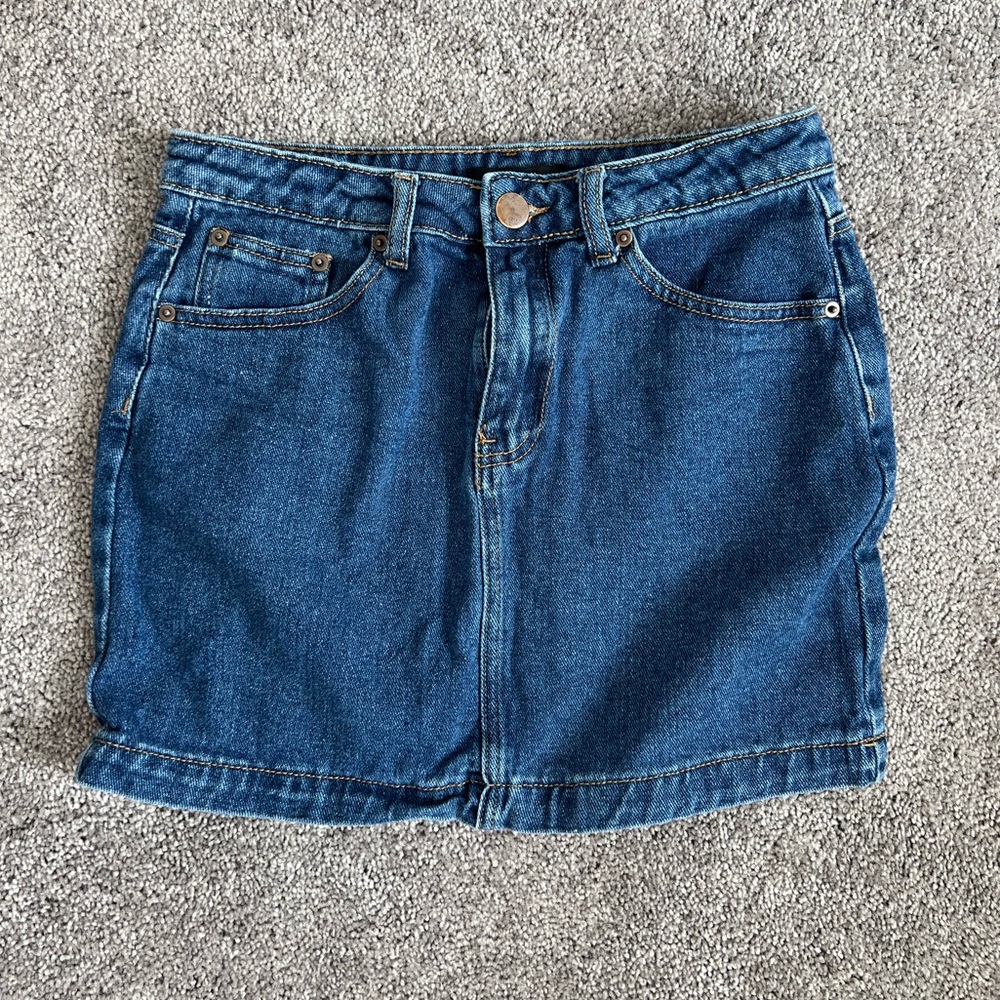 Denim Mini Skirt